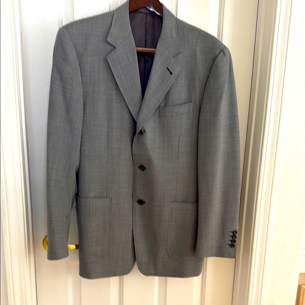 Canali Gray Sport Coat with Structured Shoulders